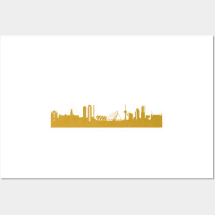 Golden Rotterdam Posters and Art